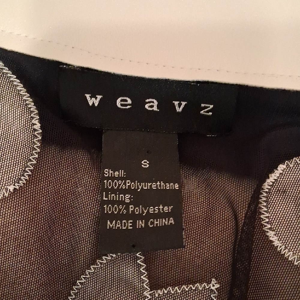Weavz Black and White Floral Bomber Jacket - Picture 6 of 10